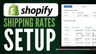 How To Setup Shipping Settings In Your Store (2023) Shopify Shipping Rates Tutorial