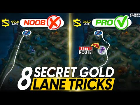 8 SECRET TIPS TO BE THE BEST GOLD LANER | MLBB GOLD LANE GUIDE 2024