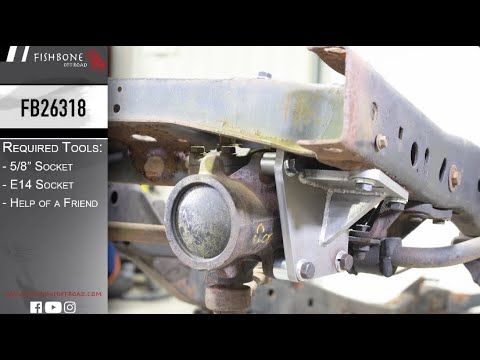 FB26318 CJ5, CJ7, & CJ8 Steering Box Mount Installation Guide