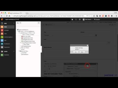 Teil 10: Texte erstellen und bearbeiten mit dem Rich Text Editor ((TYPO3 7 LTS für Redakteure)