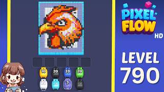 Pixel Flow Level 790 Solution Walkthrough