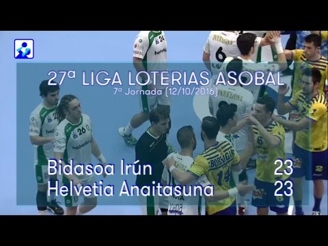 LIGA Loterias ASOBAL J07 Bidasoa Irún - Helvetia Anaitasuna 23 - 23