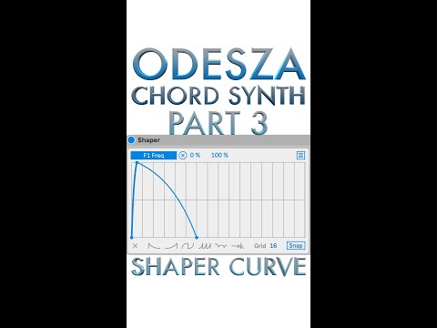 Create a Modulation Curve with Ableton's Shaper to make an ODESZA Last Goodbye Chord Synth (Part 3)