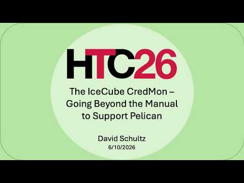 The IceCube CredMon - Going Beyond the Manual to Support Pelican presentation thumbnail