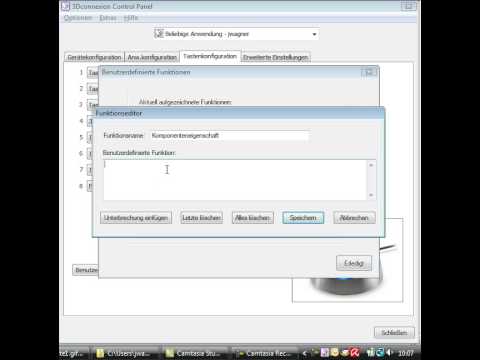 Inventor 3D Maus Tastenbelegung