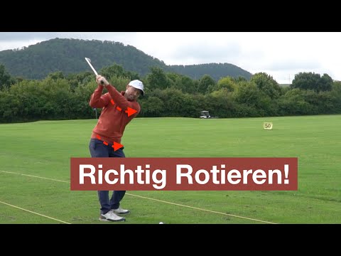 Body rotation in the golf swing explained (instructions)