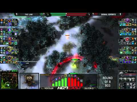 HoN Tour S2 Cycle 9 Ro8 - dnL vs LAW game 3