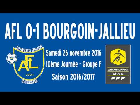 CFA2, AVENIR FOOT LOZÈRE 0-1 BOURGOIN JALLIEU (26/11/2016)