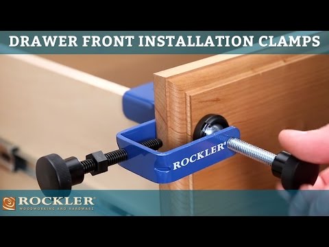 фото rockler зажимы для установки фасада выдвижн. ящика 0