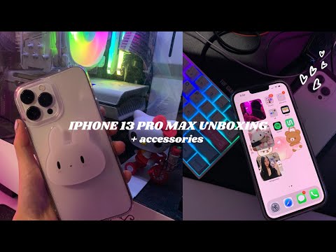 iPhone 15 Pro Max Blue titanium 🌌 Unboxing aesthetic setup
