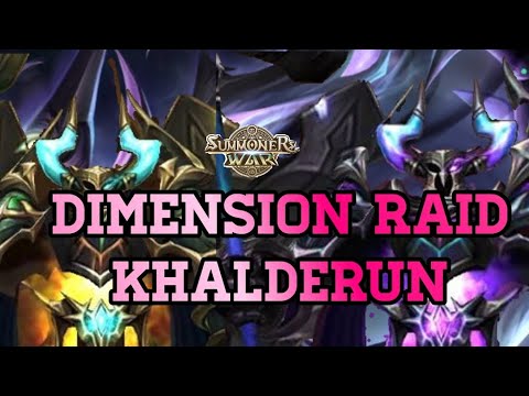 DIMENSION RAID KHALDERUN, THE POWER OF 2A LIVING ARMOR [Summoners War : Sky Arena]