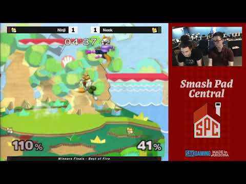 SPC 161 Melee Winners Finals - Neek (Fox) vs Ninji (Blue Fox)