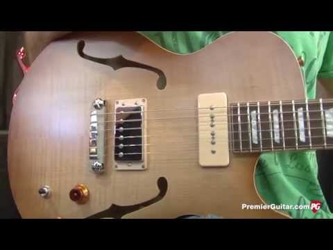 Musikmesse '14 - Fibenare Guitars Basic Jazz Rahan Hollowbody Demo