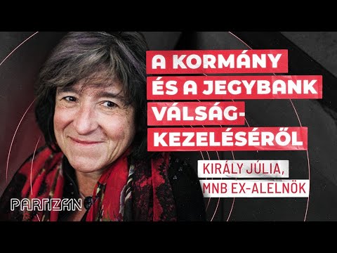 Király Júlia, MNB ex-alelnök | a kormány és a jegybank válságkezeléséről