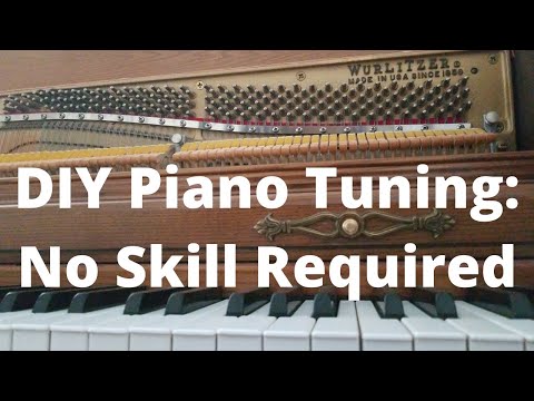 No-Skill-Required DIY Piano Tuning Tutorial - AEyers Weekly #35