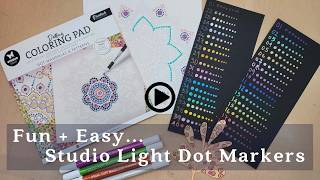 Create Dots For Mandalas And More With Studio Light Dot Markers