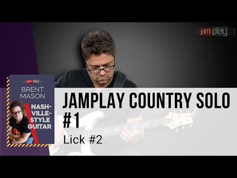 🎸 Brent Mason Guitar Lesson - Country Solo #1 - Lick #2 - TrueFire x JamPlay