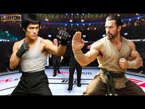 TRUE Bruce Lee vs. Hermit Monk | EA Sports UFC 5
