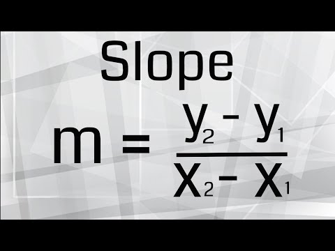 Slope from Two Points- Worked Example