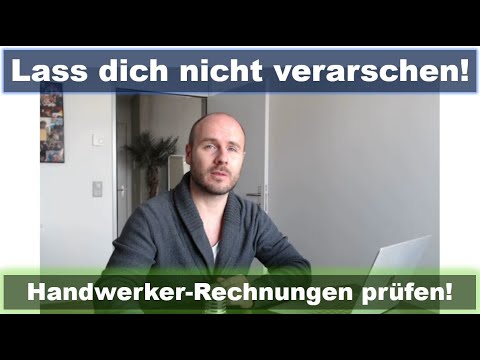 Lass dich nicht vom Handwerker verarschen 👨‍🔧 Rechnungen für Reparaturen prüfen und vergleichen