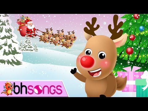 Rudolph The Red Nosed Reindeer Song With Lyrics | Christmas Song