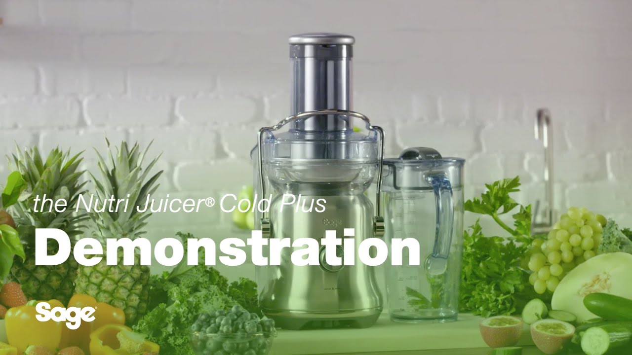 the Nutri Juicer® Cold Plusjuicepresser • Sage