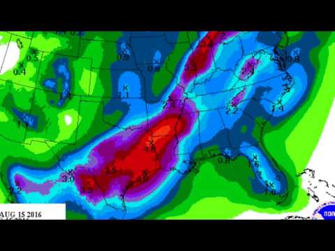 August 15, 2016 Weather Xtreme Video - Afternoon Edition