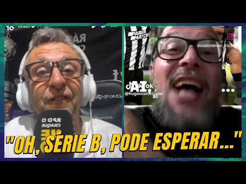 AS REAÇÕES DE NETO E HUGÃO APÓS DERROTA DO CORINTHIANS PARA O BOTAFOGO