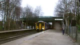 preview picture of video 'Half an Hour at (17) - Padgate Station 2.3.2014 Class 142 150 156 158 185 Warrington'