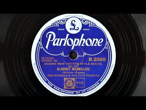 Red Nichols and His Five Pennies - Clarinet Marmalade (1932)