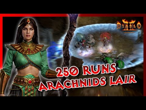 What Did I Get From 250 Arachnid Lair Runs, Should You Ever Farm Here? - Diablo 2 Resurrected
