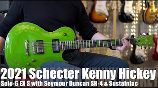 Video thumbnail for Is the Schecter Kenny Hickey too green? 2021 Solo-6 EX with Sustainiac by George V Guitars