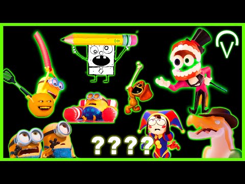 50 Minions, Digital Circus & More Compilation Sound Variations in 488 Seconds