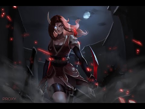 Pentakill Não Oficial Testando a Nova Skin da Katarina Lua Sangrenta - League of Legends
