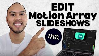 How to Edit Motion Array Slideshow Templates (Step-by-Step Tutorial for Beginners)