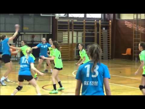 RK Krim Mercator - RK Olimpija, starejše deklice B