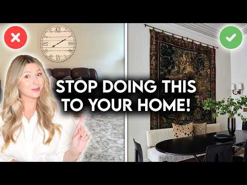 Common Decor That Makes Your Home Look Cheap + How to Fix It!