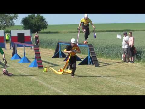 SDH Bechov muži 100m - okresní kolo postupové soutěže 3.6.2017