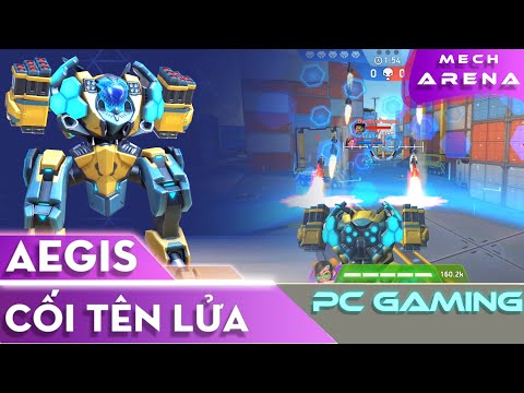 [ Mech Arena VN# 253] Aegis dùng cối tên lửa 12 - Aegis with Rocket Mortar 12 - Test Server