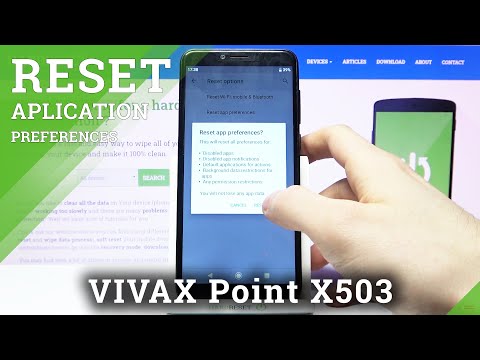 How to Reset App Preferences in VIVAX Point X503 – Reset App Settings