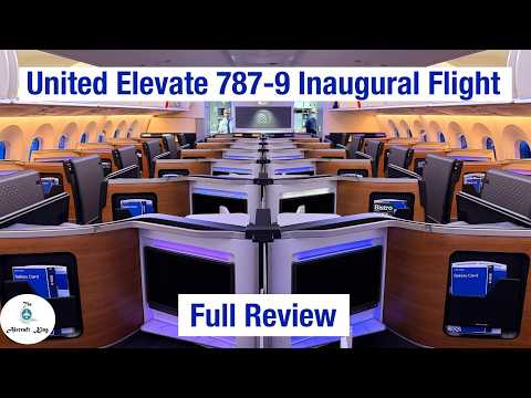United&rsquo;s NEW 787-9 Elevated Interior FULL Review ✈️ | Inaugural Flight!