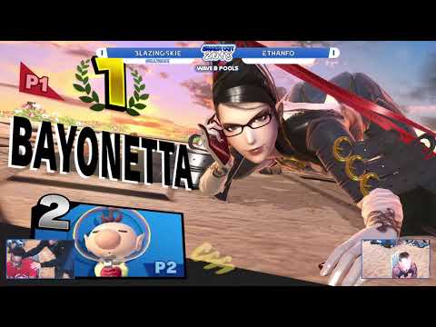[Smash Out 2018] Pools Wave B: Blazingskie (Bayonetta) vs. Ethanfo (Olimar)