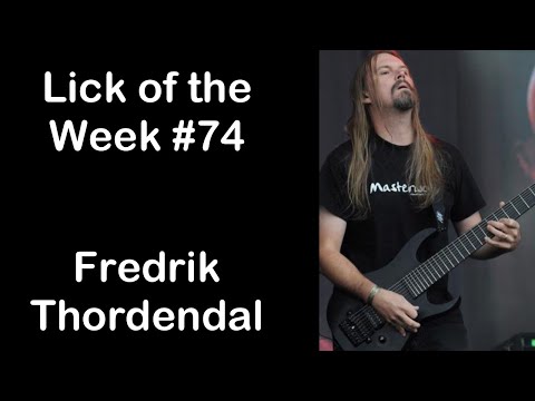 Lick of the Week #74 (Fredrik Thordendal Half Whole Diminished Lick)