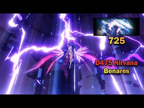 [Nirvana] Benares (D475) 725 pts - S0 HFi SS HO S1 HTR 4* Kiana ELF - Honkai Impact 3rd