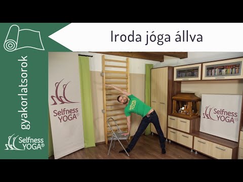 Iroda jóga állva - jóga gyakorlás