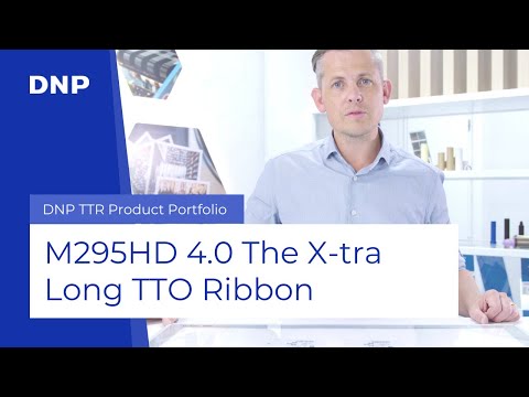 M295HD 4.0 The X-tra Long TTO Ribbon for print-on-packaging