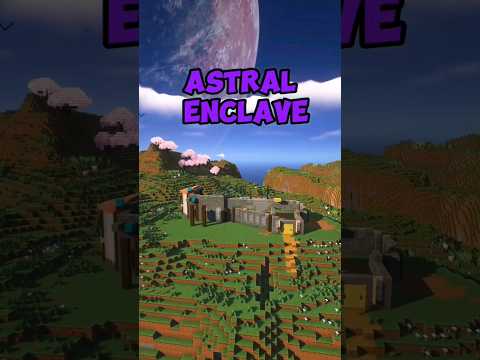 Insane Minecraft Astral Enclave Build!! 🔥 #shorts #trending