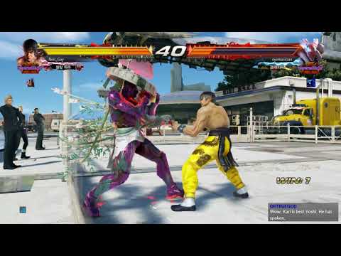 Tekken 7 kkokkoma (law) vs eyemusician (yoshimitsu) 꼬꼬마 (로우) vs 아이뮤지션 (요시미츠)
