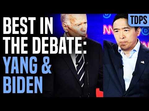 民主黨辯論會震撼：楊元慶......和喬-拜登。 (Dem Debate SHOCK: Andrew Yang...and Joe Biden)