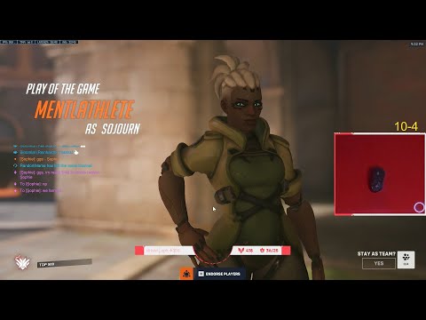 WHAT TOP 500 SOJOURN LOOKS LIKE IN OW 2! POTG! Gale Sojourn Overwatch 2 Season 4